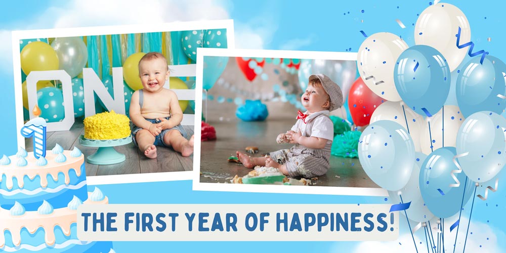 The first year of happiness! The first year of happiness!