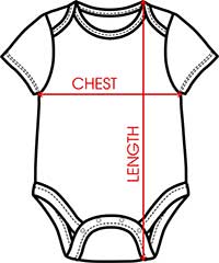 baby onesize t shirt size chart