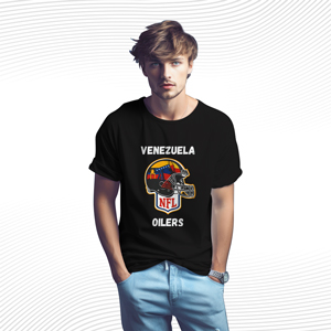 Venezuela Oilers Helmet NFL Football Parody T Shirt