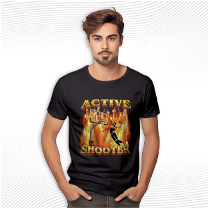 Active Shooter T Shirt