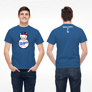 Hello Kitty Dodgers T Shirt