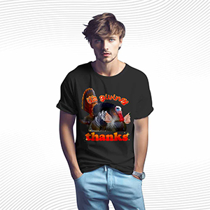 It's Giving Thanks Turkey Thanksgiving T Shirt