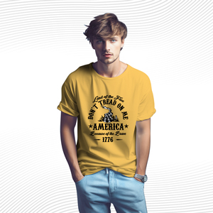 Land Of The Free Don't Tread On Me America T Shirt
