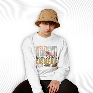 Turkey Gravy Beans and Rolls Sweatshirt