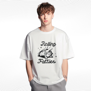 Rolling Fatties Cat T Shirt