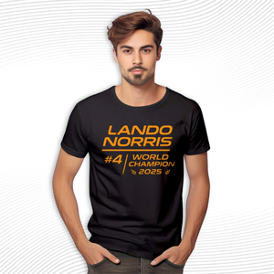 Lando Norris 2025 World Champion F1 T Shirt